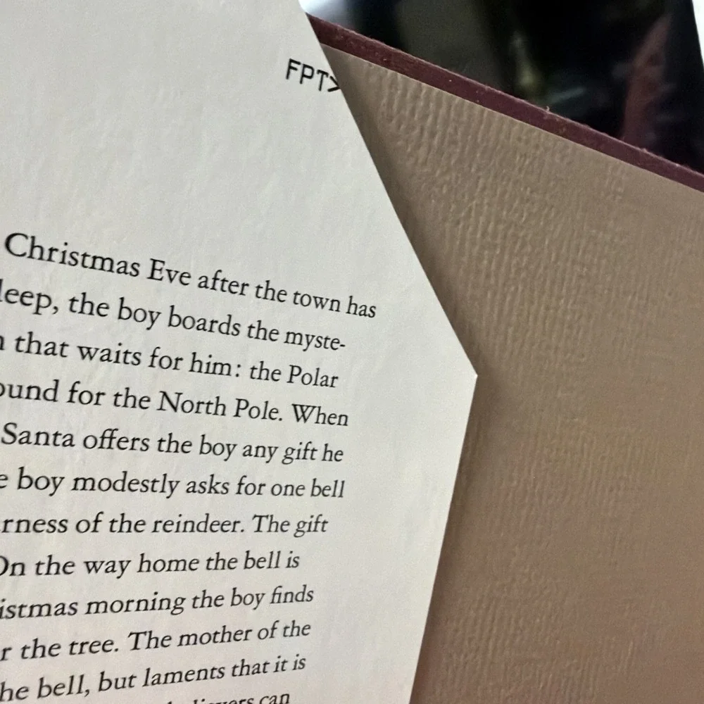 The Polar Express Hardcover Chris Van‎ Allsburg, 1985 Edition, Mint - Hardcover